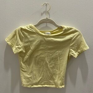 Light Yellow Baby Tee